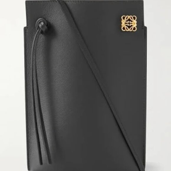 Loewe Dice Pocket (Smooth Calfskin) Dice Pocket: Black and Gold - Picture 1 of 7